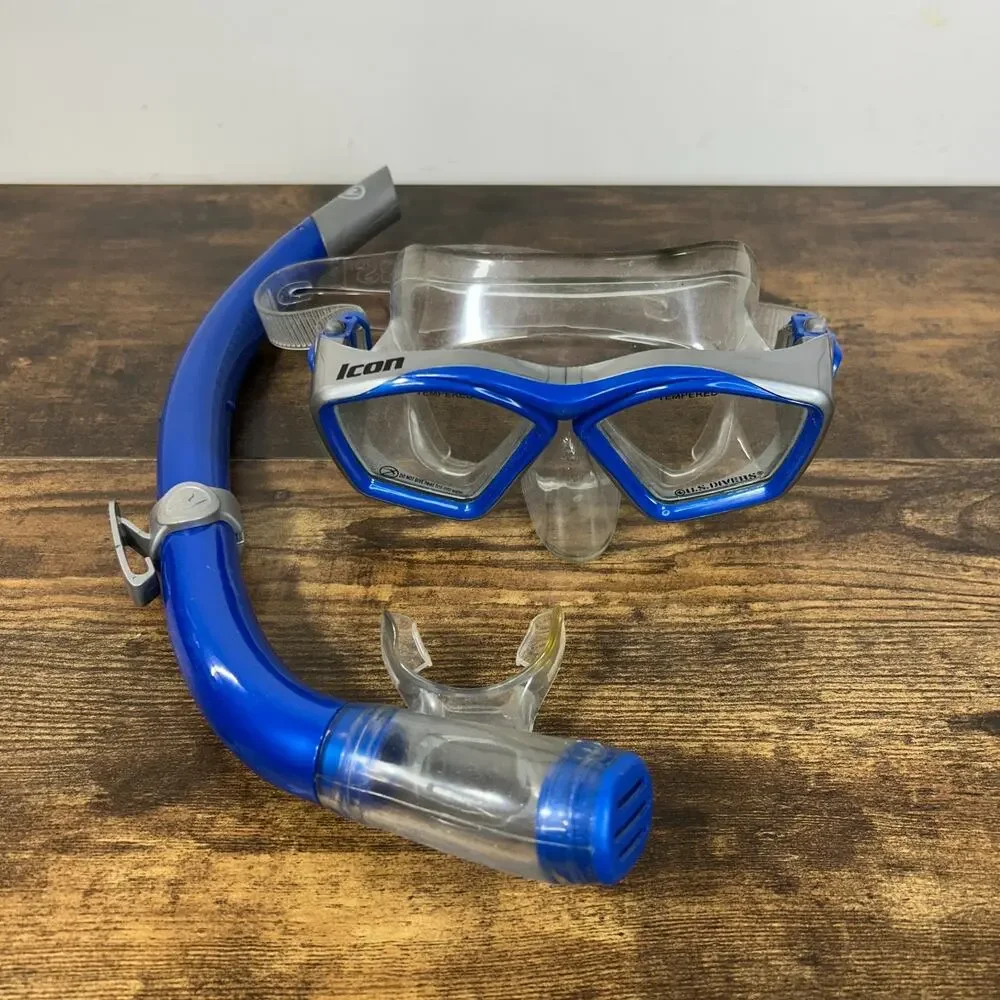 US Divers Icon Kids / Adult mask Swim Scuba Dive Snorkel Anti-Fog Anti-Leak